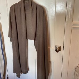 Beautiful,high quality scarf wrap in a café o lait color